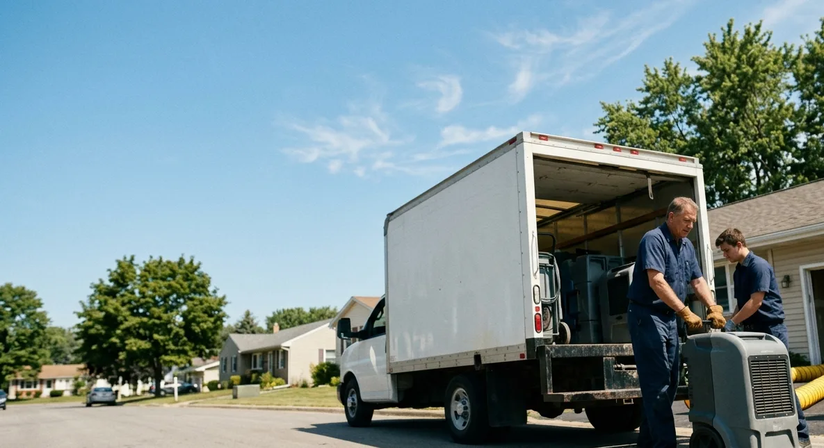 Water Damage Cleanup in East Moline, IL near me